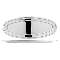 Plateau à Servir Inox Oval 60cm