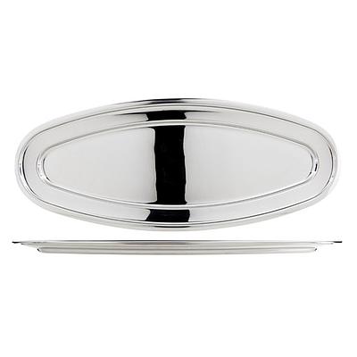 Plateau à Servir Inox Oval 60cm