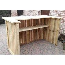 Bar en bois Brut Pliant